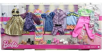 Barbieおまとめ売りレディース Мサイズ　8点セット Amazon.com: Barbie Fashion Multipack with Clothes